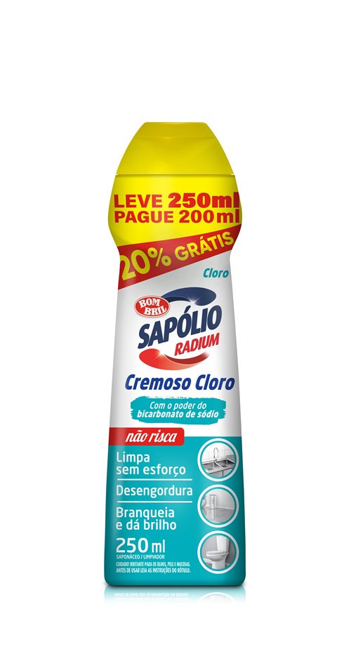 SAPOLIO RADIUM CR 250ML CLORO PROMOC
