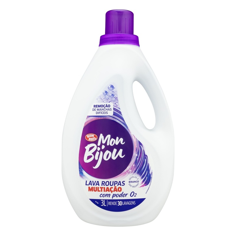 SABÃO LIQUIDO MULT MON BIJU 3L AZUL
