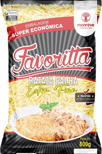 BATATA PALHA FAVORITTA  800G EXTRA FINA