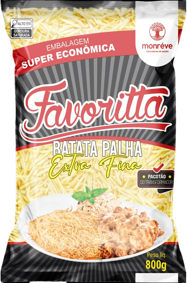 BATATA PALHA FAVORITTA  800G EXTRA FINA