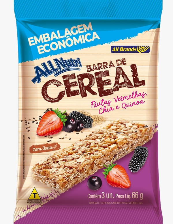 BARRA CEREAL ALLNUTRI 22G F VER/CHI/QU 03 UN
