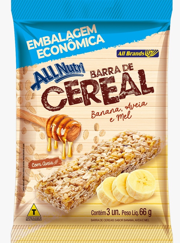BARRA CEREAL ALLNUTRI 22G BAN/AVEI/MEL 03 UN