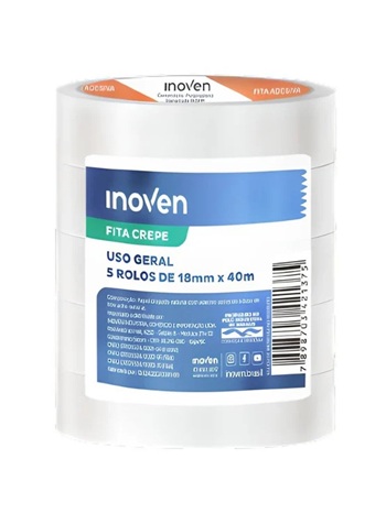FITA CREPE INOVEN 18MMX40M FITA CREPE INOVEN 18MMX40M