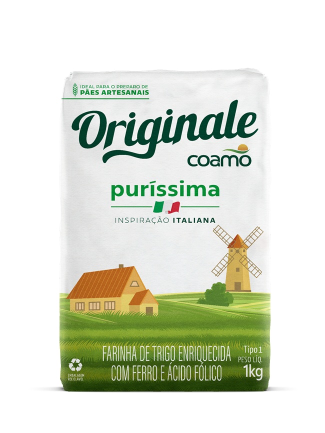 FARINHA DE TRIGO 01KG COAMO ORIGINALE PURISSIMA