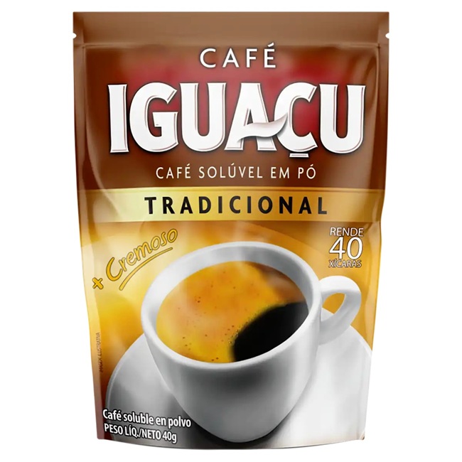 CAFE SOLUVEL SACHE 40G IGUACU TRADICIONA