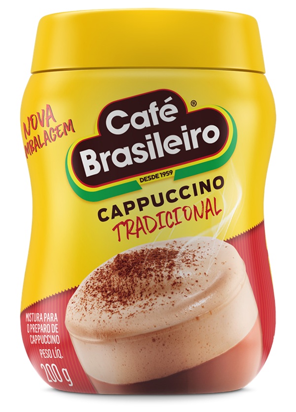 CAPPUCCINO CAFE BRASILEIRO TRAD 200G