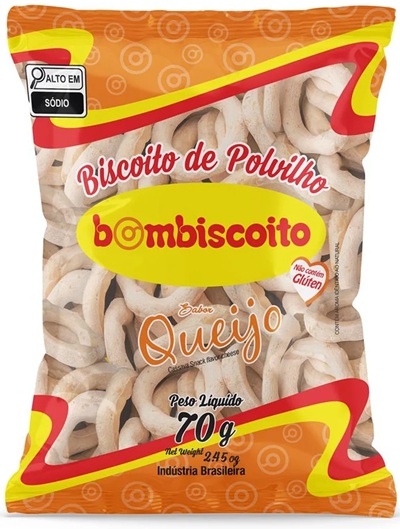 BOMBISCOITO BISC POLVILHO  70G QUEIJO