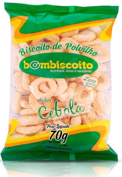 BOMBISCOITO BISC POLVILHO  70G CEBOLA