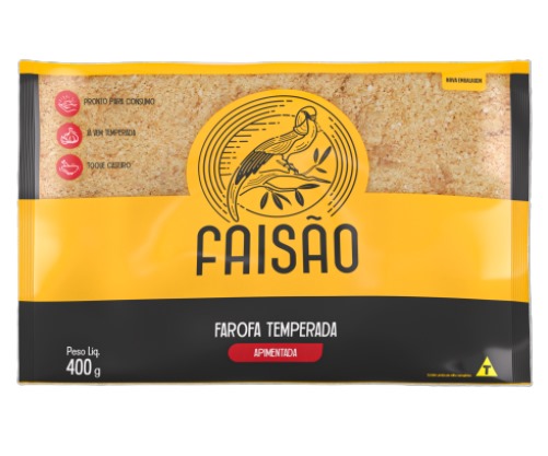 FAROFA PRONTA FAISAO 400G APIMENTADA