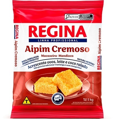 MIST BOLO PANIF 5KG REGINA AIPIM CREMOSO