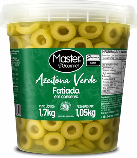 AZEITONA GORDAL MASTER FAT 1,05KG