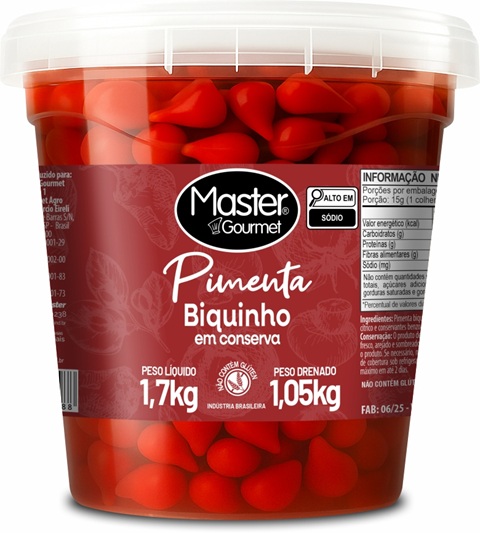 PIMENTA BIQUINHO M GOURMET 1,05KG