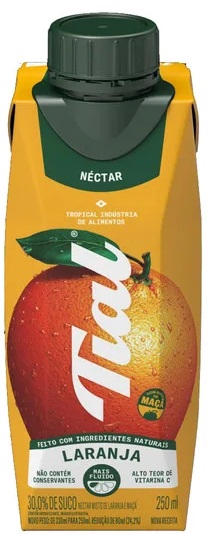 NECTAR TP  250ML TIAL LARANJA+PERA