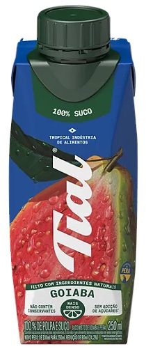 SUCO TP  250ML TIAL 100% GOIABA+PERA
