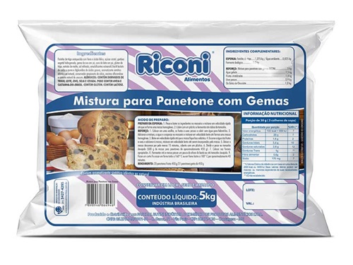 MIST PARA PANETONE 5KG RICONI