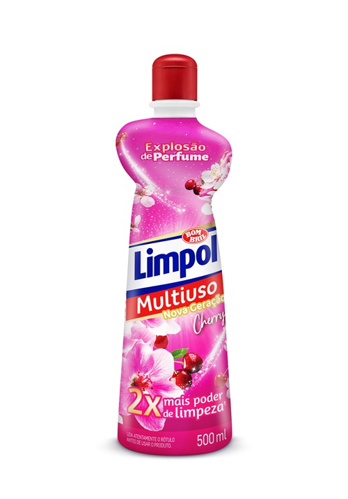 LIMP M USO LIMPOL 500ML CHERRY