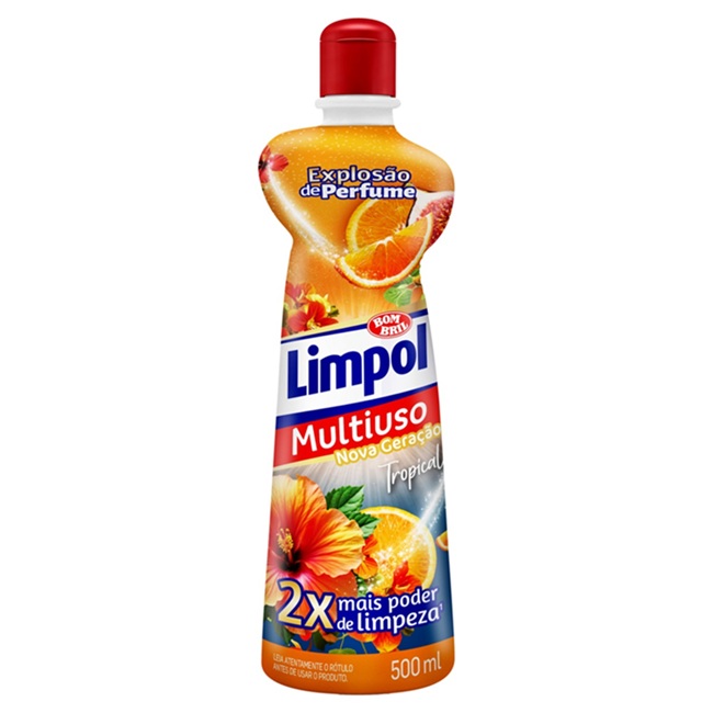 LIMPADOR MULTIUSO LIMPOL 500ML TROPICAL