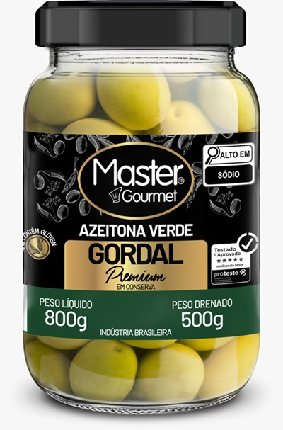 AZEITONA GORDAU VD MASTER C/ CAR 500G