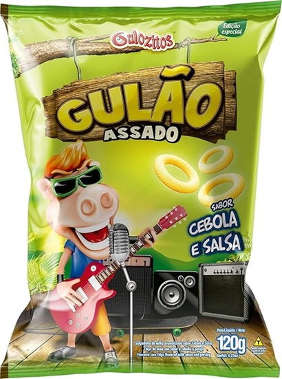 CHIPS GULAO 120G CEBOLA/SALSA