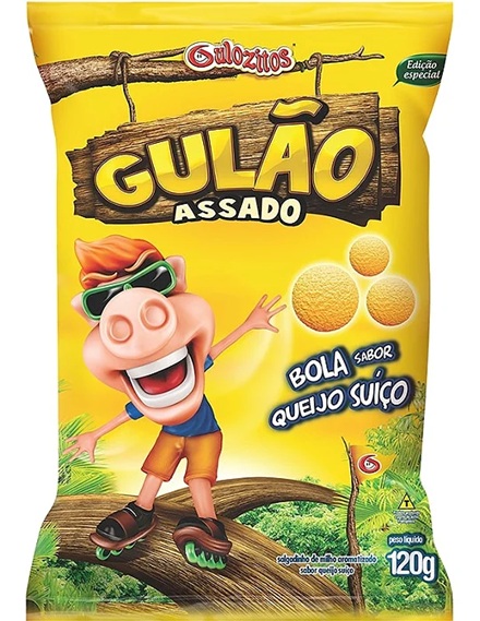 CHIPS GULAO 120G QUEIJO SUIÇO