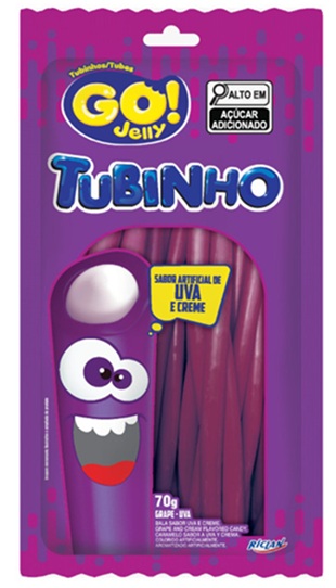 BALA GELAT GO JELLY 70G TUBINHO UVA TRAD BALA GELAT GO JELLY 70G TUBINHO UVA TRAD