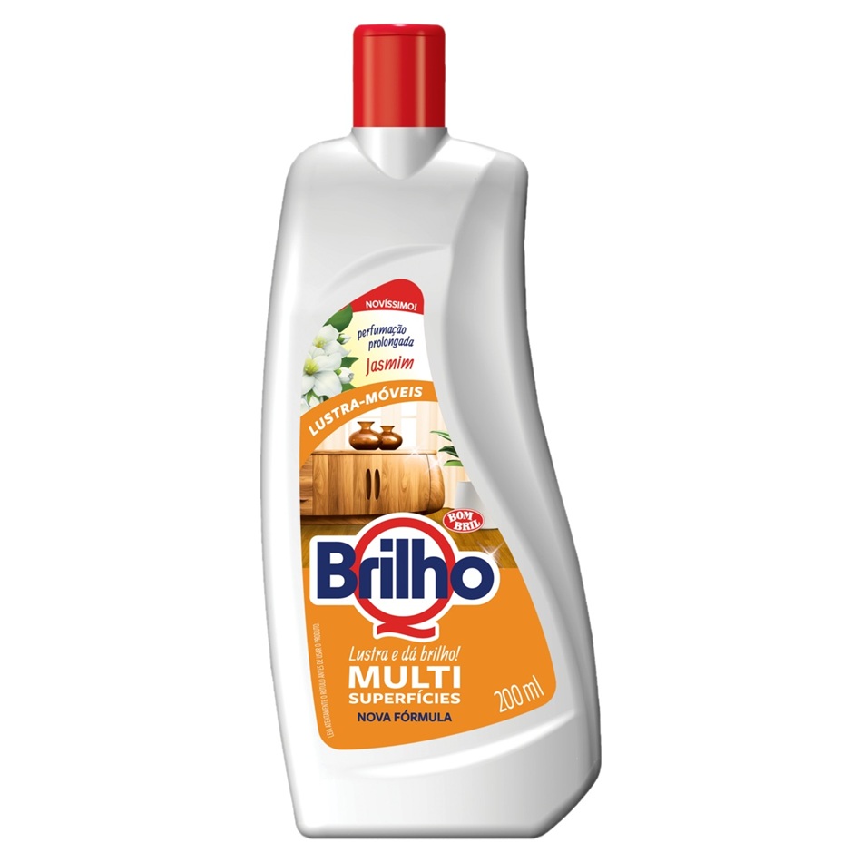 LUSTRA MOVEIS QBRILHO 200ML JASMIM