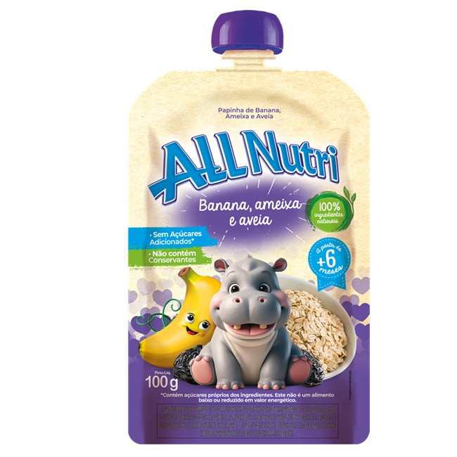 PAPINHA ALLNUTRI 100G BANAN/AMEIXA/AVEIA