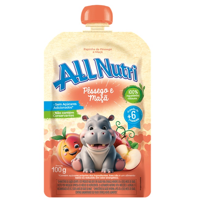 PAPINHA ALLNUTRI 100G PESSEGO/MACA