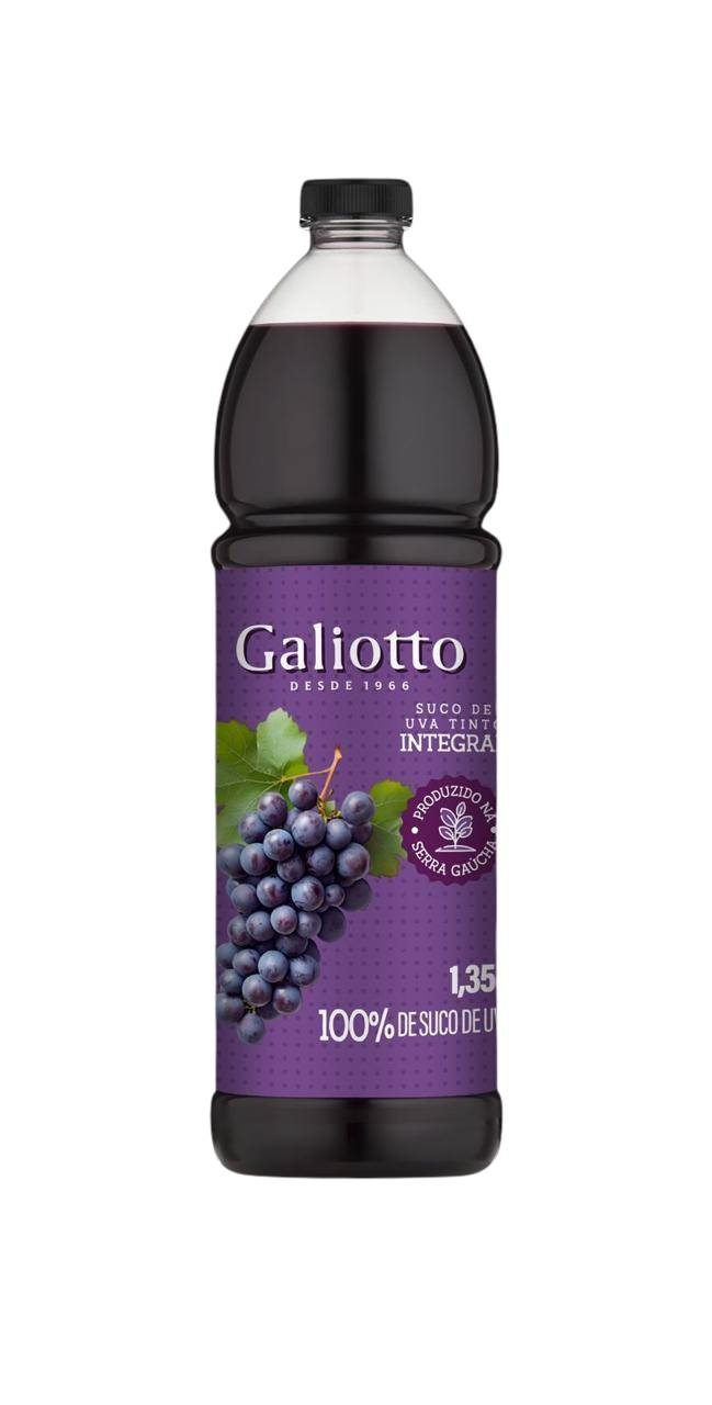 SUCO UVA GALIOTTO PET 1,350ML INTEGRAL