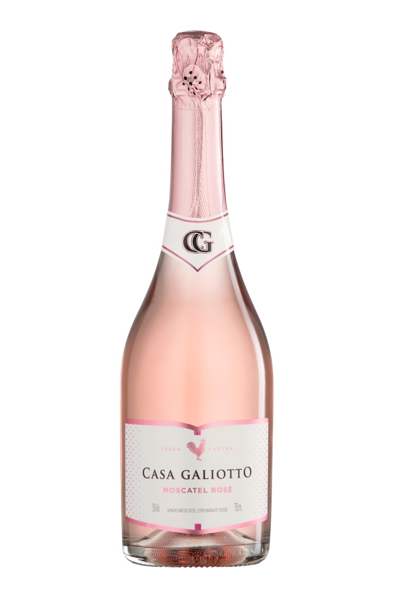 ESPUMANTE GALIOTTO 660ML MOSCATEL ROSE