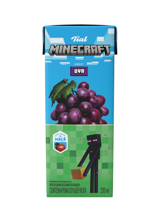 REFRESCO TIAL 200ML MINECRAFT UVA