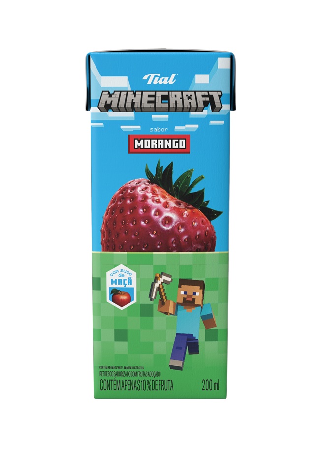 REFRESCO TIAL 200ML MINECRAFT MORANGO