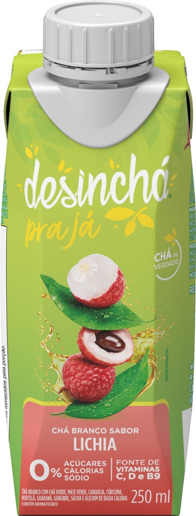 CHA VERDE DESINCHA 250ML LICHIA