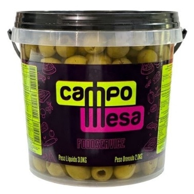 AZEITONA VERDE S/CAR BD CAMPOMESA 1,8KG