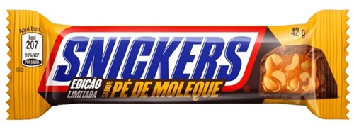 CHOCOL SNICKERS PE DE MOLEQUE 42G