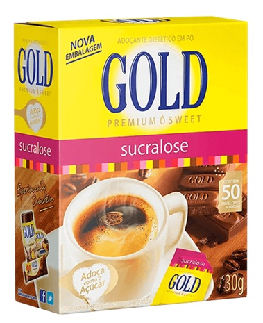 ADOÇANTE PO GOLD SUCRALOSE 50UN