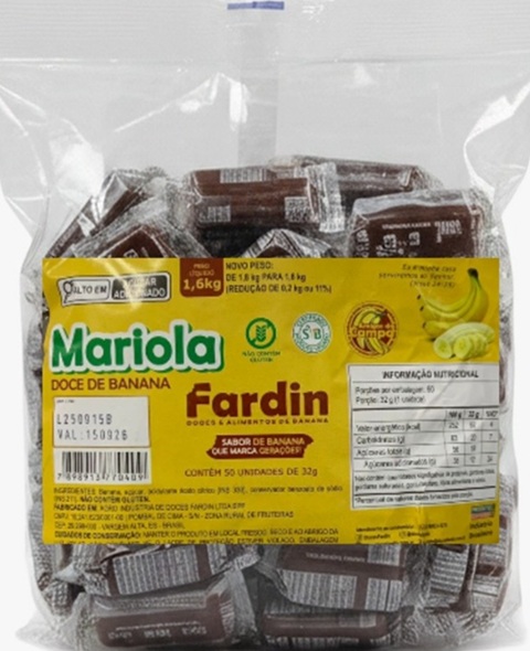 MARIOLA FARDIN 1,6KG C/50 UND MED