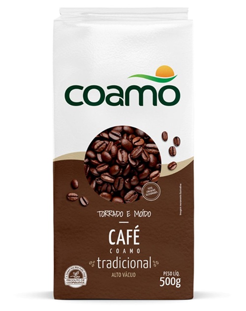 CAFÉ EM PÓ PACOTE 500G COAMO TRADICIONAL CAFÉ EM PÓ PACOTE 500G COAMO TRADICIONAL