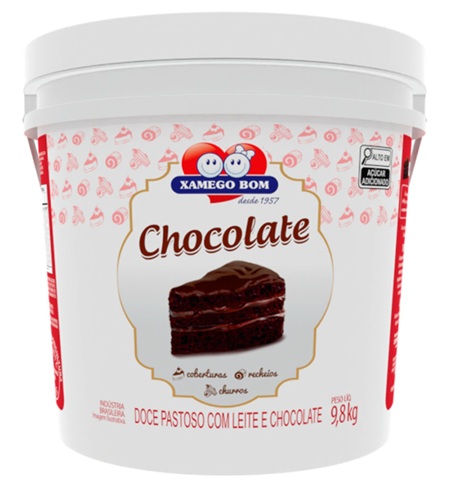 DOCE PASTOSO C/ LEITE XB BD 9,8KG C/CHOC