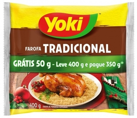 FAROFA PRONTA YOKI 400G TRAD L400G P350G