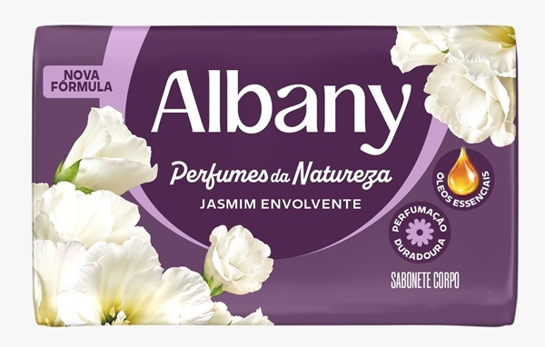 SABONETE ALBANY 80G PERFUME JASMIM
