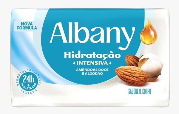 SABONETE ALBANY 80G FEMININO AZUL
