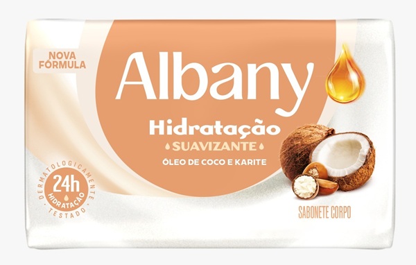 SABONETE ALBANY 80G FEMININO BRANCO