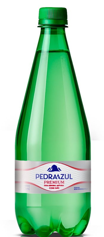 AGUA MIN PEDRA AZUL C/ GAS 500ML PREMIUM