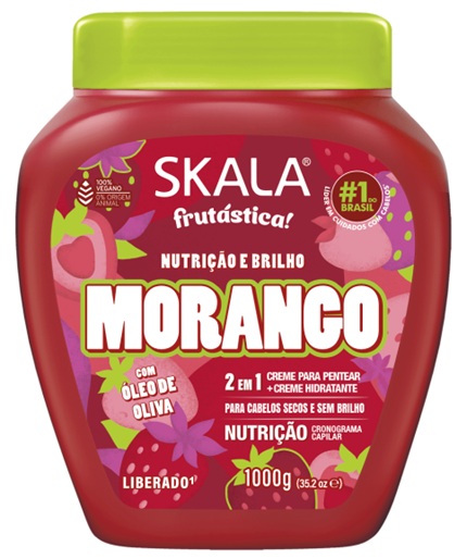 CREME TRAT SKALA 1KG MORANGO