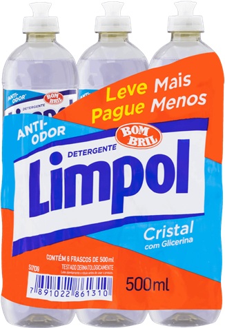 LAVA L DETERG LIMPOL 500ML CRISTAL PACK