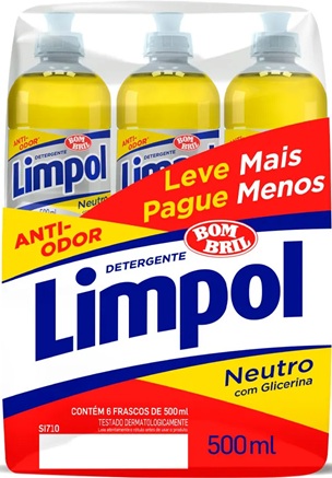 LAVA L DETERG LIMPOL 500ML NEUTRO PACK