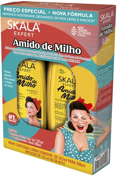 KIT SKALA 325/200ML  AMIDO DE MILHO