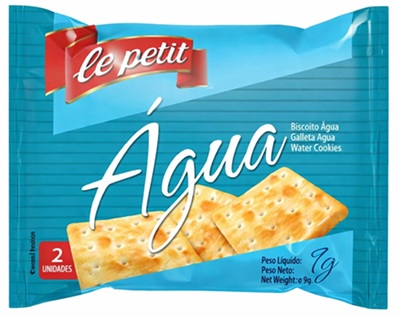 BISCOITO LE PETIT SACHE 9G AGUA