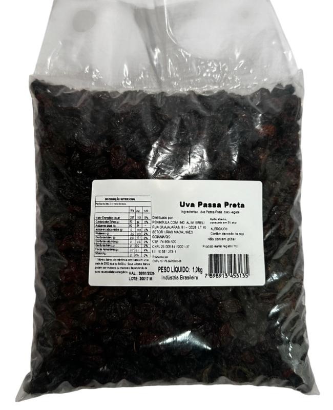 UVA PASSA PRETA S/SEM CAMPOMESA 1,01KG